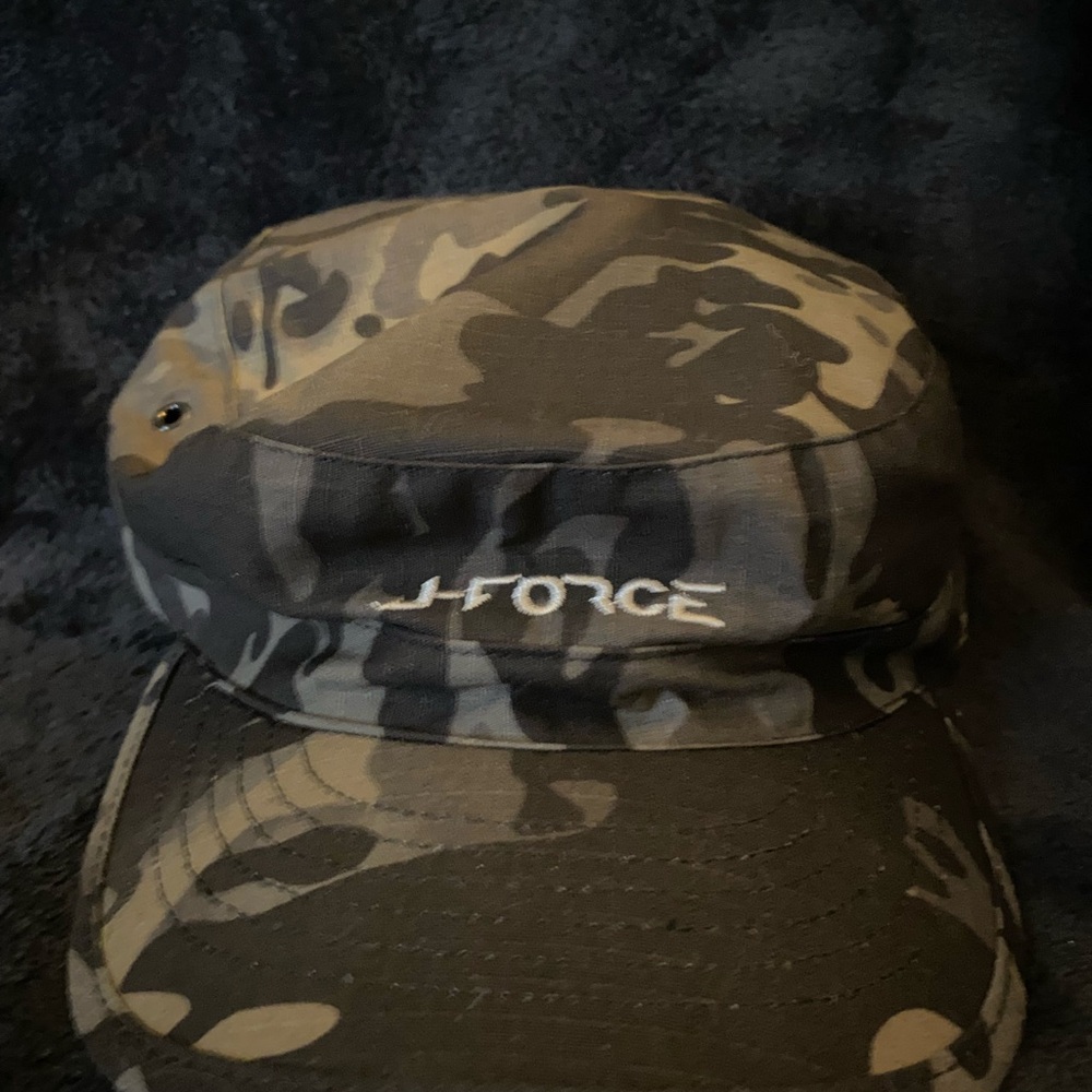 Camo Military Patrol Cap Army Fatigue Hat Woodland JForce Camouflage 60cm